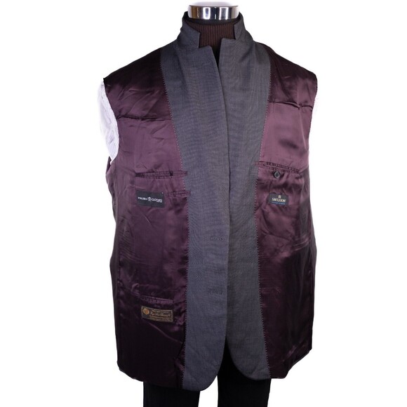 Savile Row Gray LORO PIANA blazer 100% WOOL jacket sport suit coat 48 L - Picture 9 of 16
